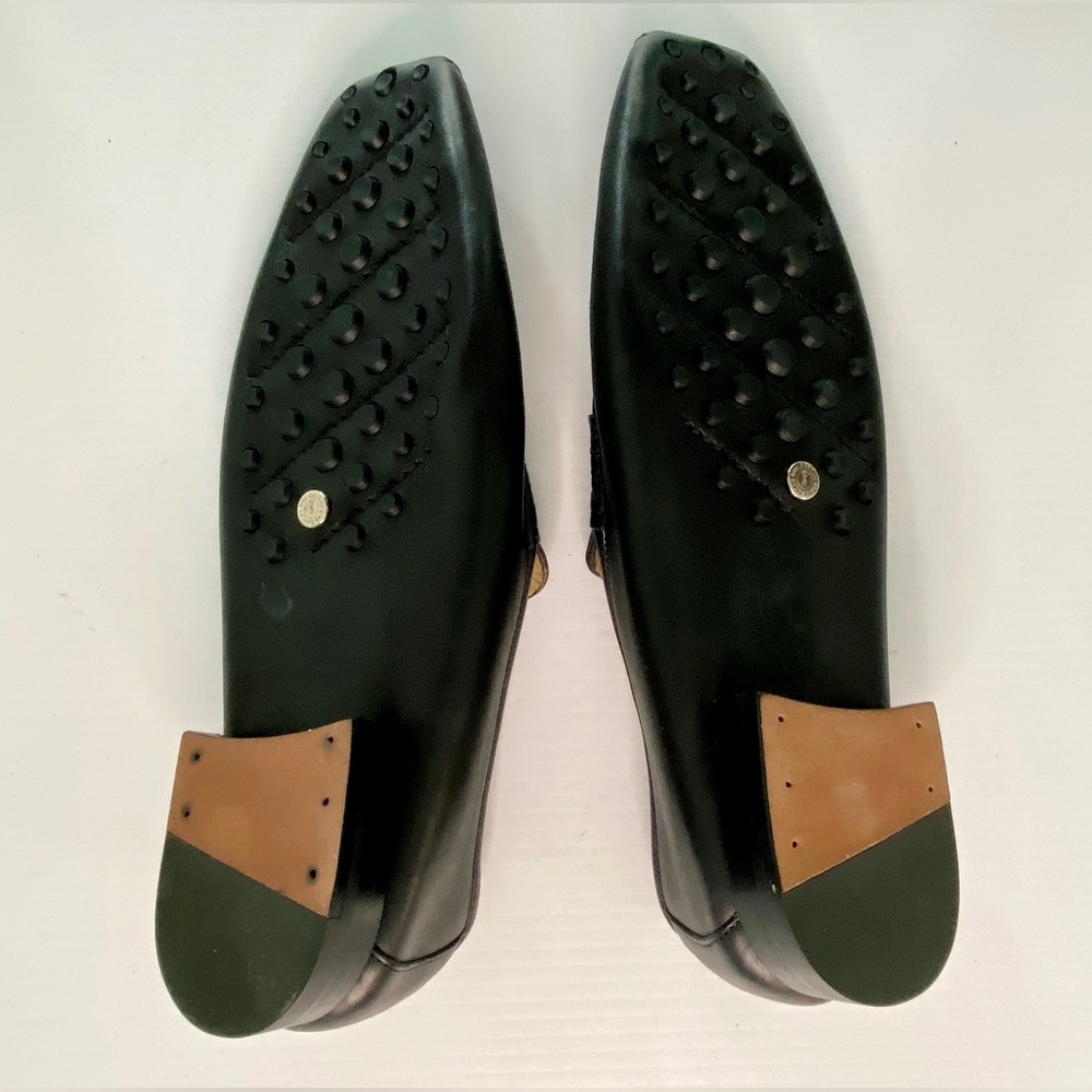 Yves Saint Laurent Black Leather Loafers - Picture 3 of 11